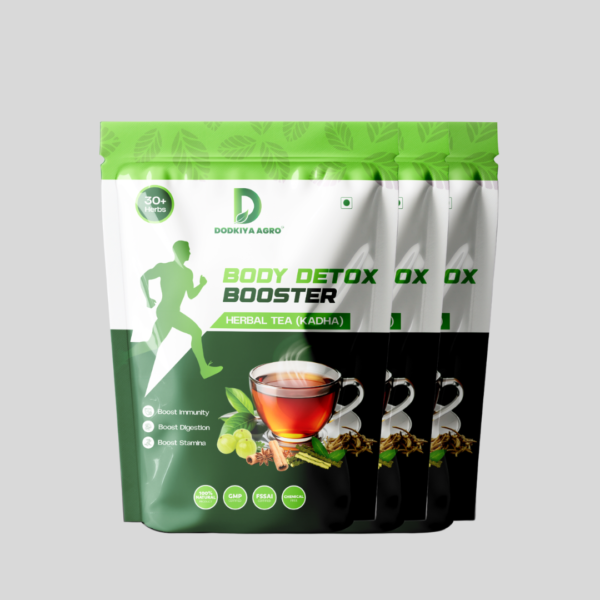 Body Detox Booster Herbal Tea (Kadha) |Helps Improve Gut Health & Digestion |Boost Immunity – 3 Pack